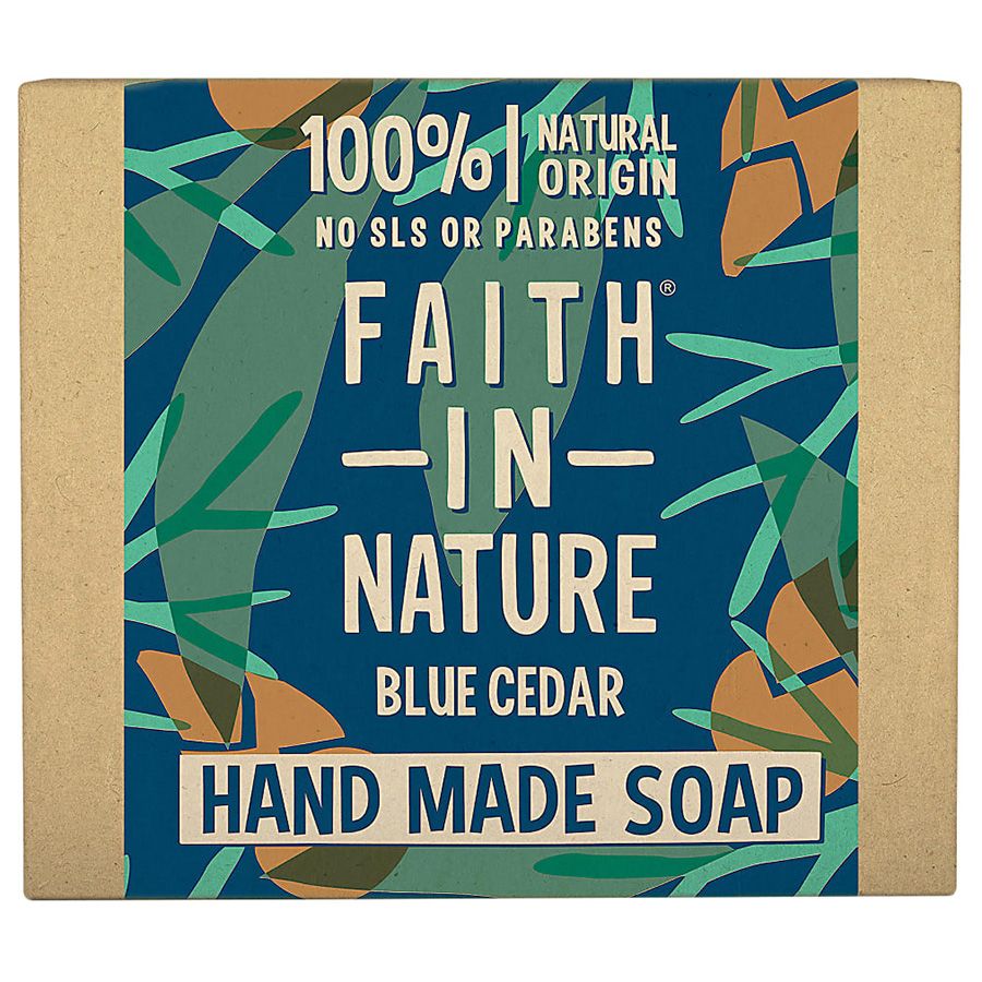 Faith In Nature - Blue Cedar Soap - 100g