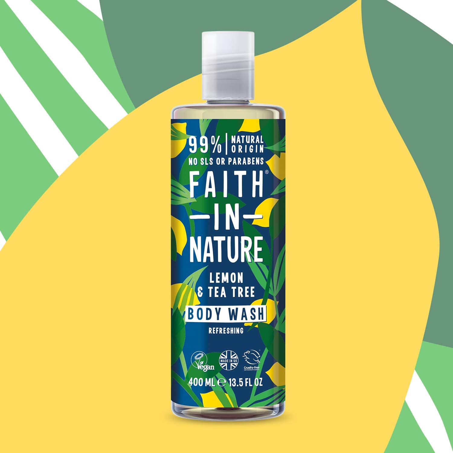 Faith In Nature - Lemon & Tea Tree Body Wash 400 ml
