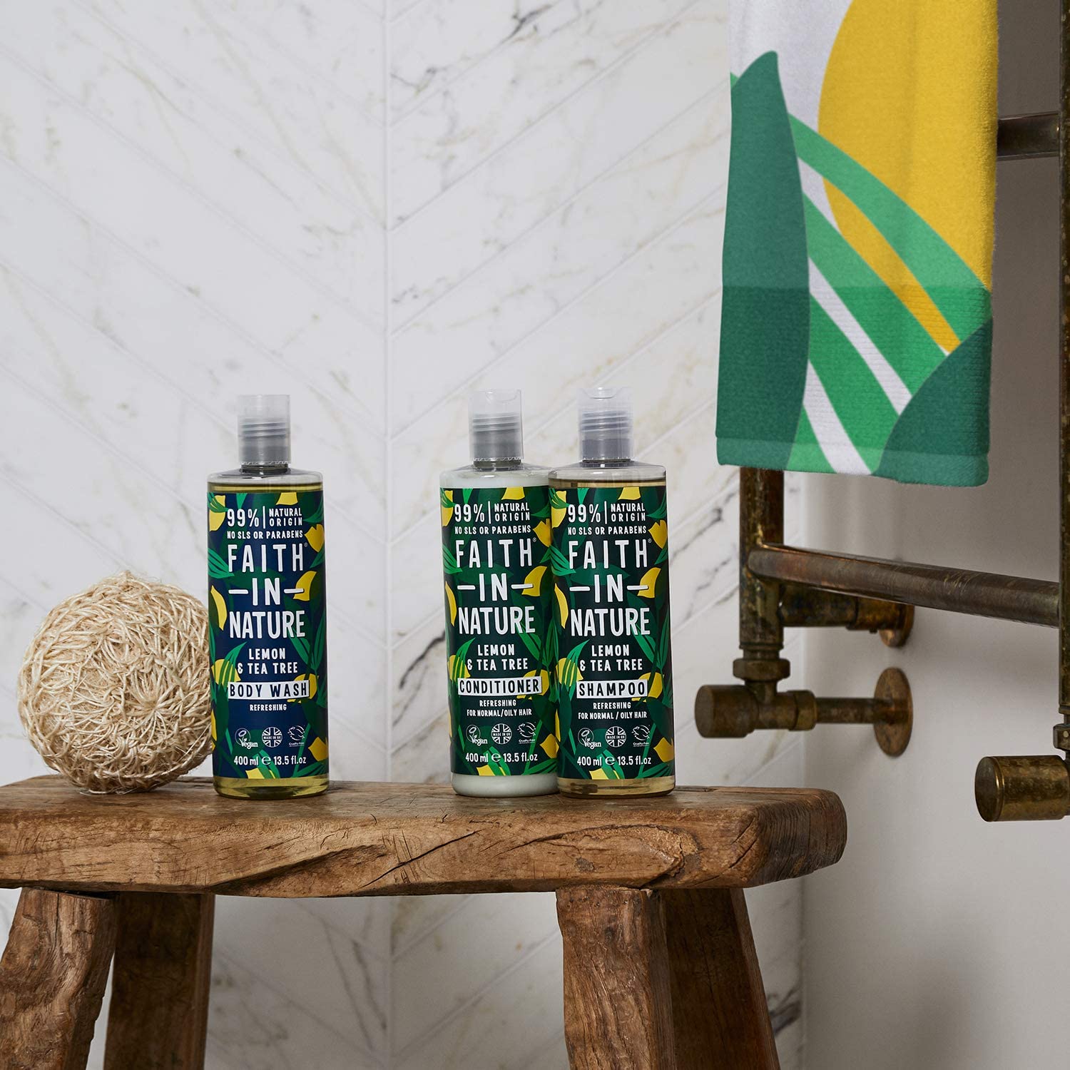 Faith In Nature - Lemon & Tea Tree Body Wash 400 ml
