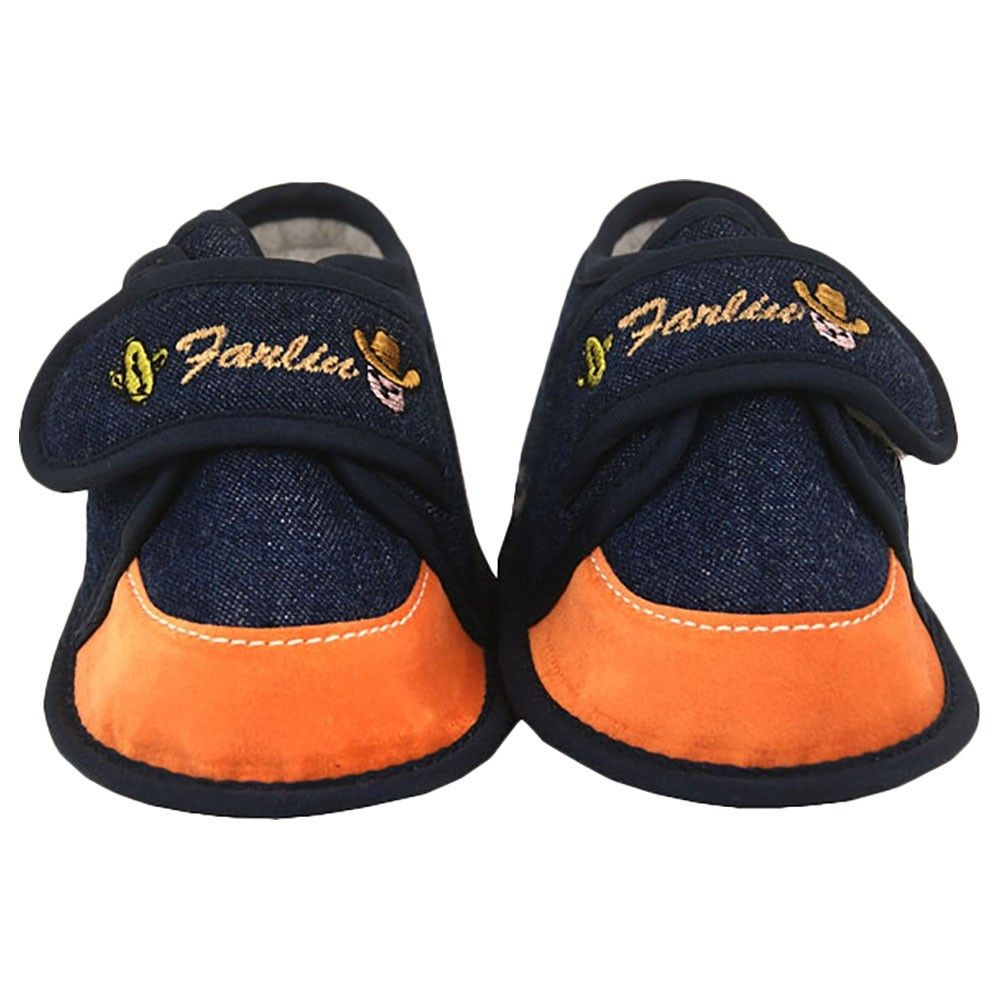 Farlin Baby Booties - Orange - 3-12 Months