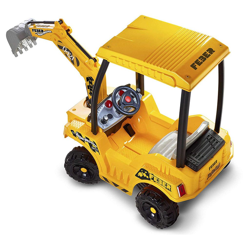 Feber - Ride-on Super Digger Battery Operated 12V UK