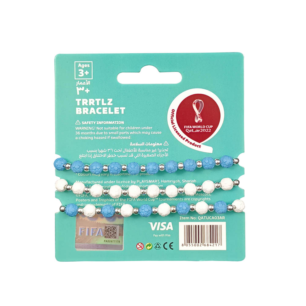 Fifa World Cup - Fabric Fashionable Qatar 2022 World Cup Nylon Bracelet - Argentina