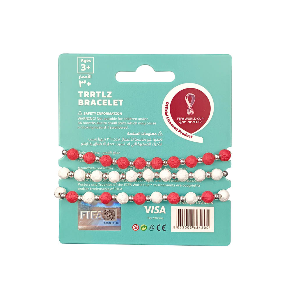 Fifa World Cup - Fabric Fashionable Qatar 2022 World Cup Nylon Bracelet - England