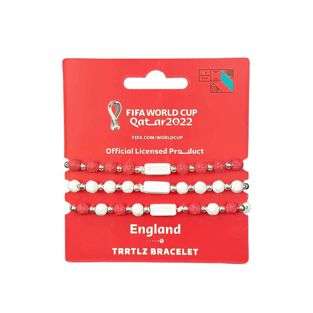 Fifa World Cup - Fabric Fashionable Qatar 2022 World Cup Nylon Bracelet - England