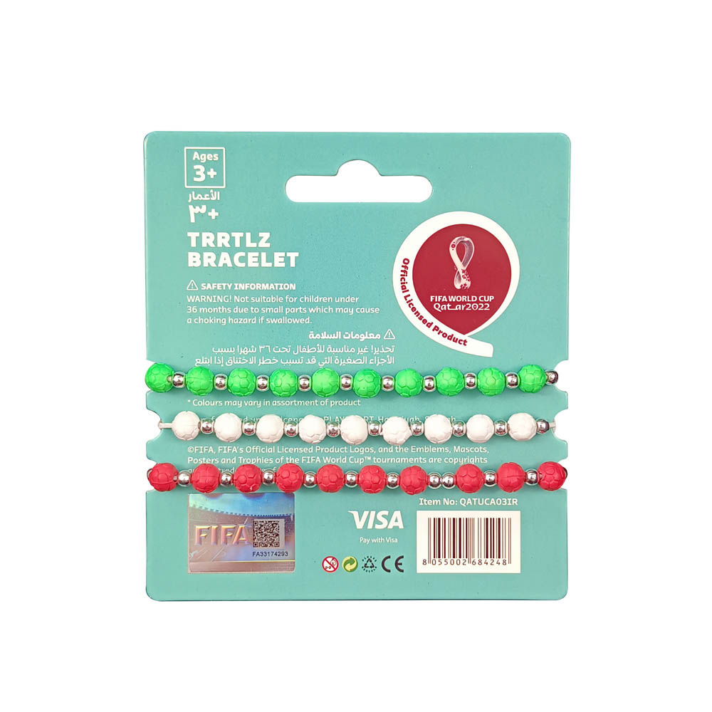 Fifa World Cup - Fabric Fashionable Qatar 2022 World Cup Nylon Bracelet - Iran