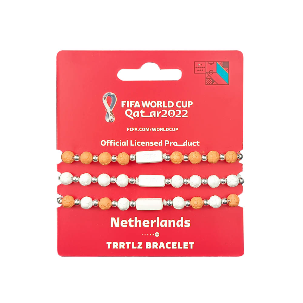 Fifa World Cup - Fabric Fashionable Qatar 2022 World Cup Nylon Bracelet - Netherlands