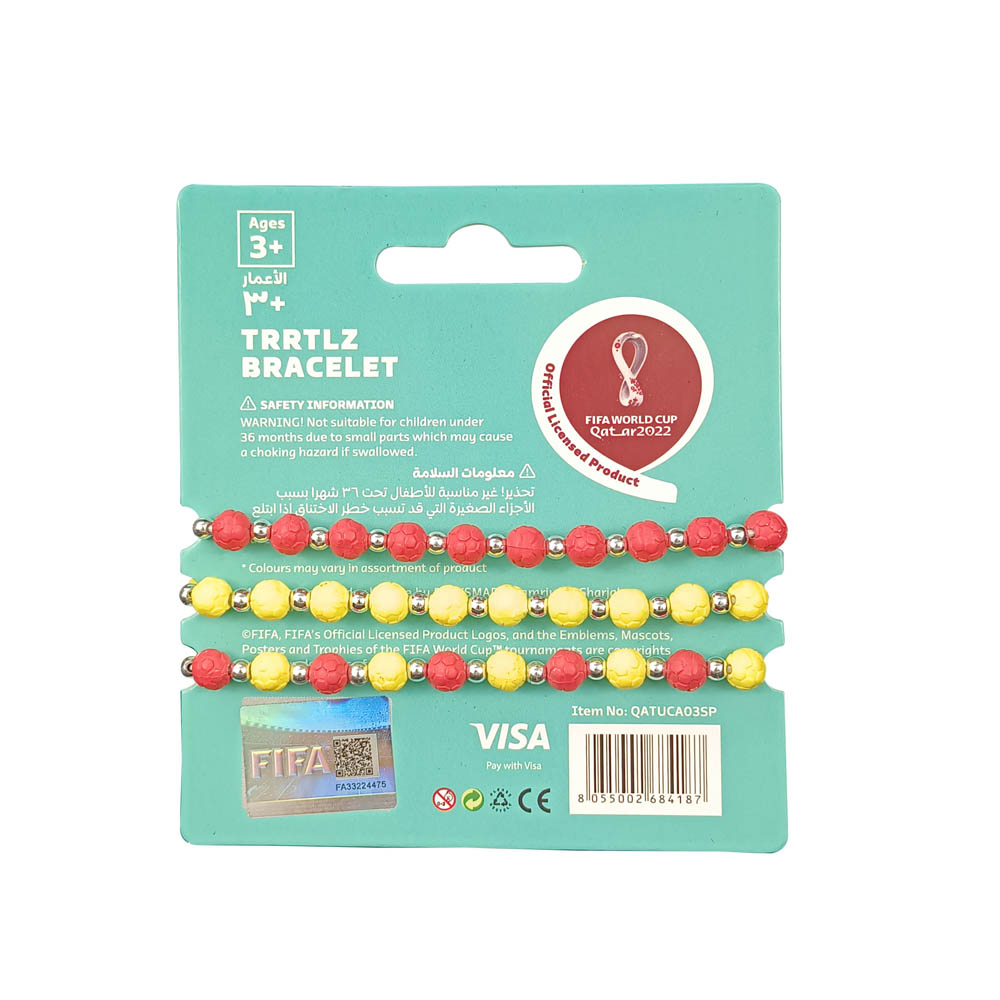 Fifa World Cup - Fabric Fashionable Qatar 2022 World Cup Nylon Bracelet - Spain