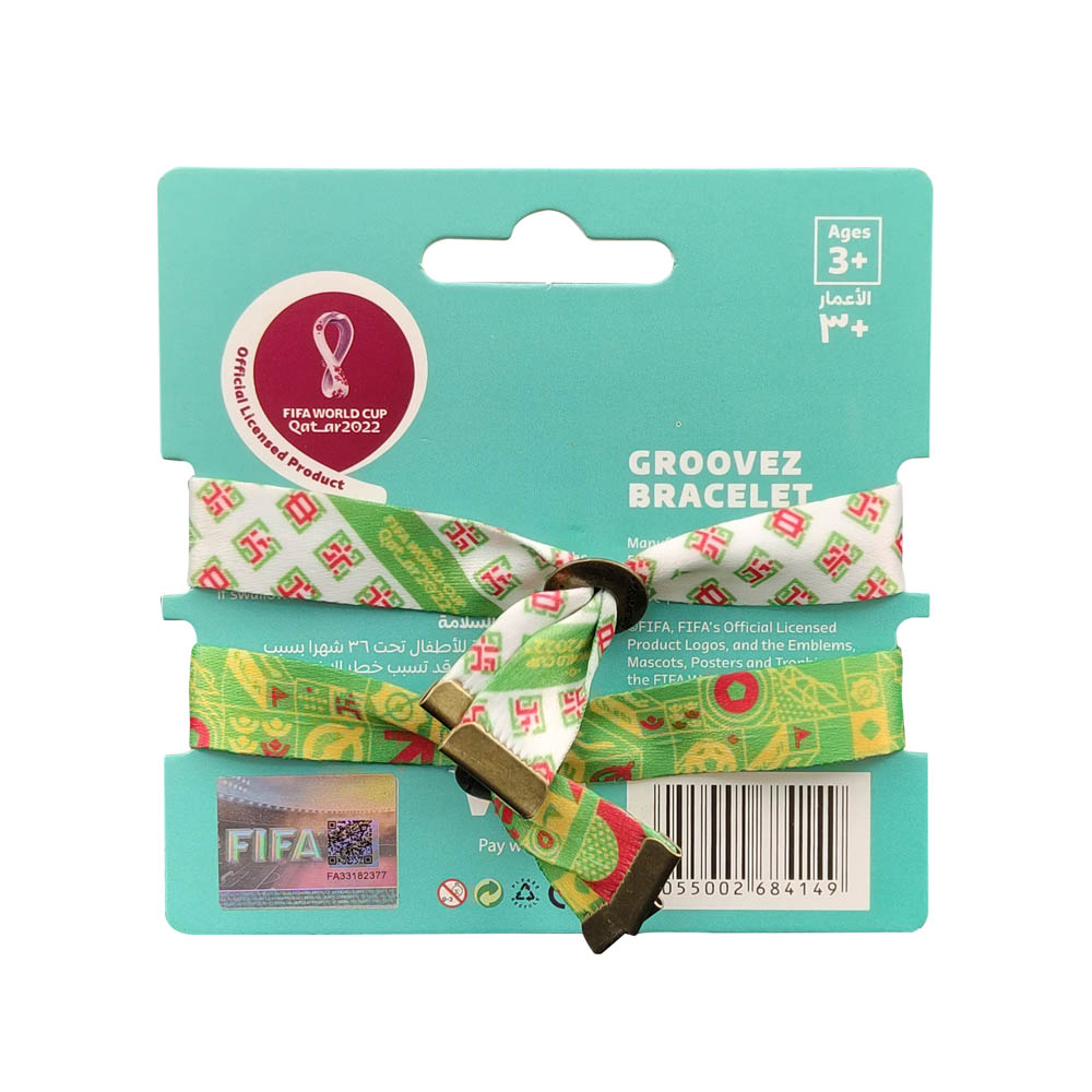 Fifa World Cup - Fabric Fashionable Qatar 2022 World Cup Nylon Wrist Band - Senegal