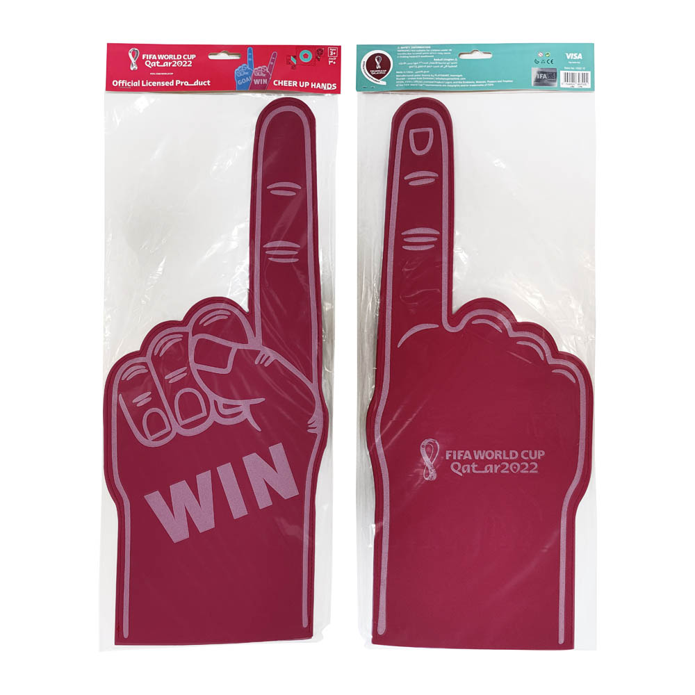 Fifa World Cup - Foam Finger Team Color Cheerleading Gloves Assortment X 1