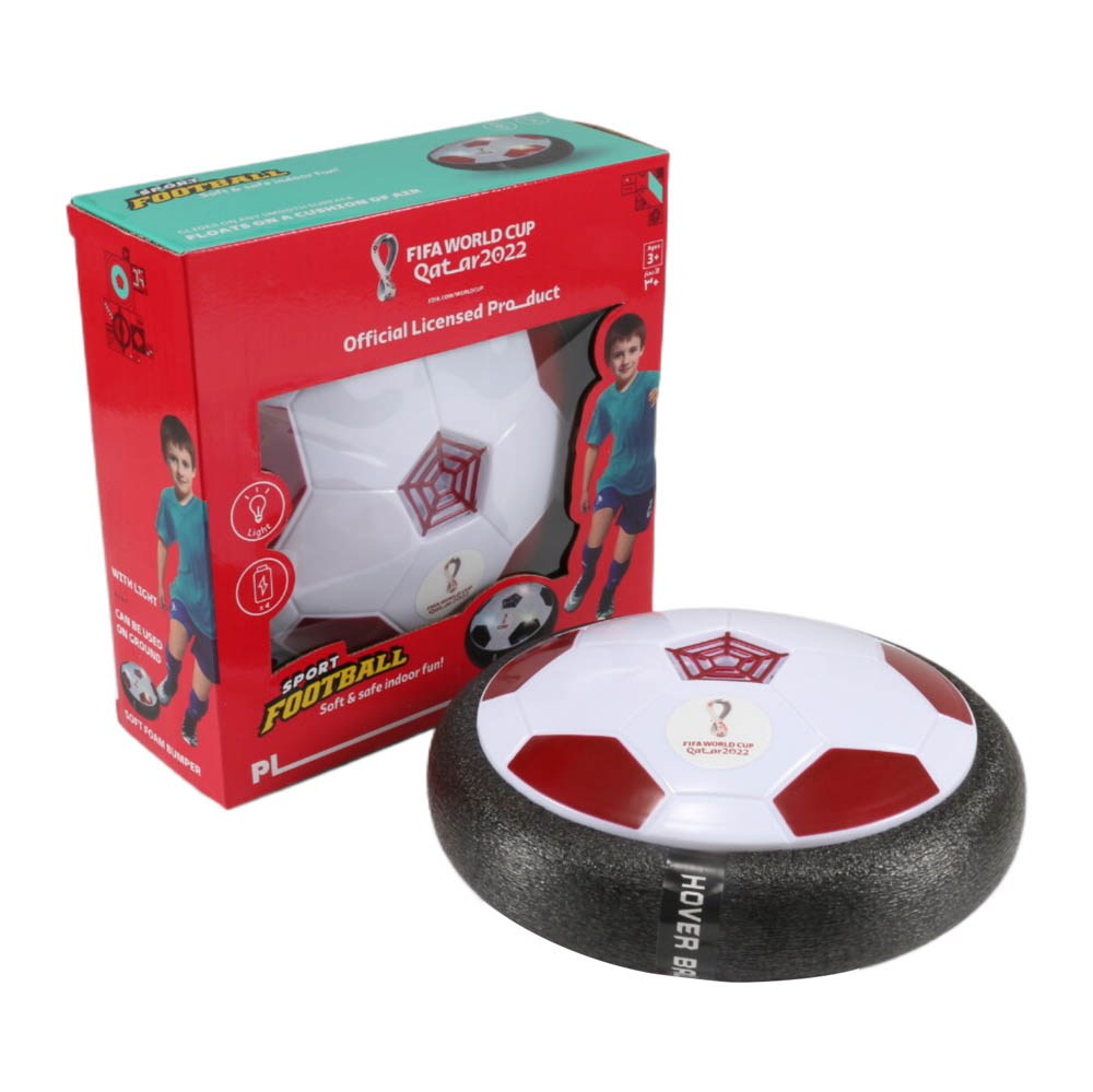 Fifa World Cup - Led Light up Soft Foam Padded Hover Ball 18cm With Fifa World Cup
