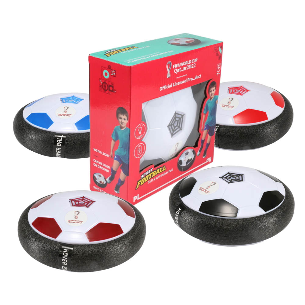 Fifa World Cup - Led Light up Soft Foam Padded Hover Ball 18cm With Fifa World Cup