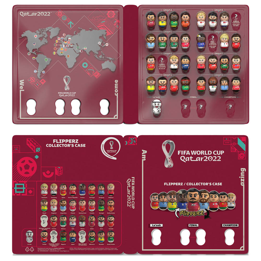 Fifa World Cup - World Cup Qatar 2022 Flipperz Collector?s Case