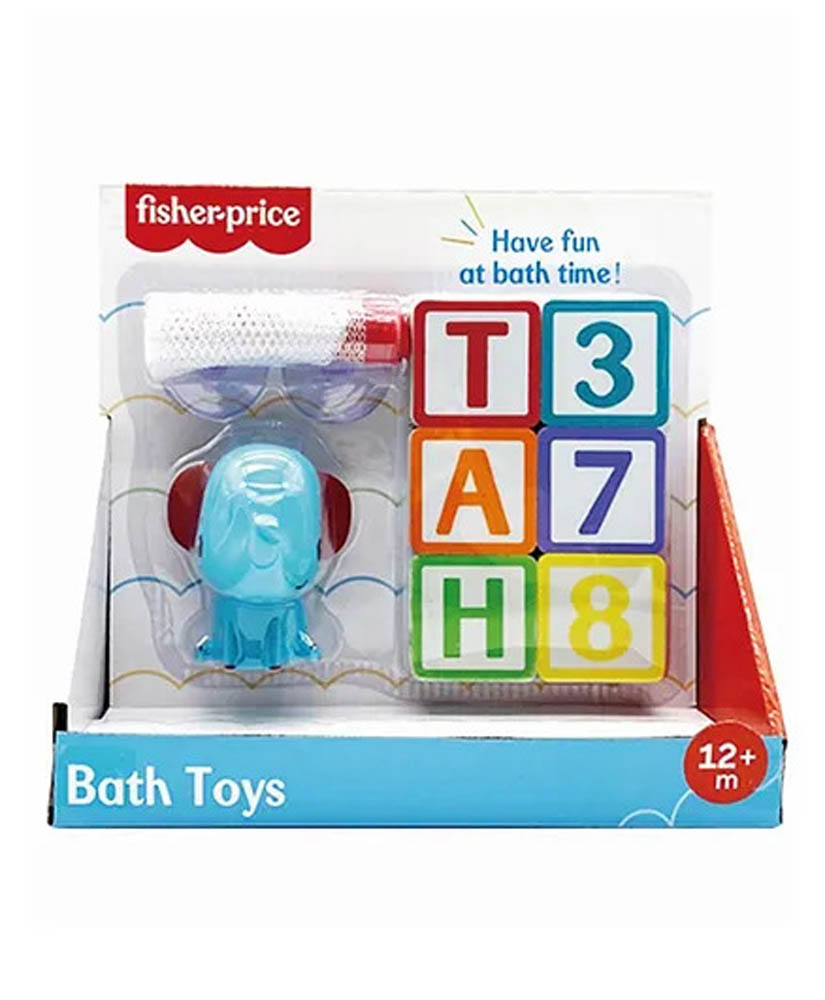 Fisher Price - Bath Toys - Letters, Numbers & Squirter Animal 3.5?- Lion