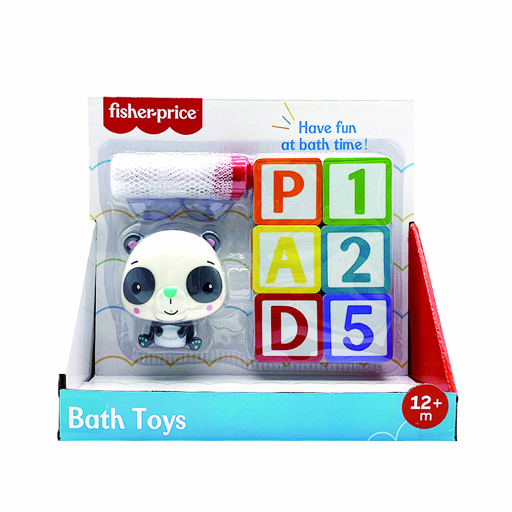 Fisher Price - Bath Toys - Letters, Numbers & Squirter Animal 3.5?- Panda