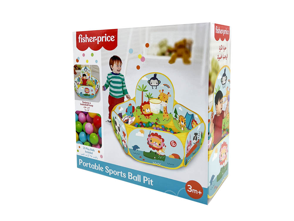 Fisher Price - Portable Sports Ball Pit With 25 Playballs