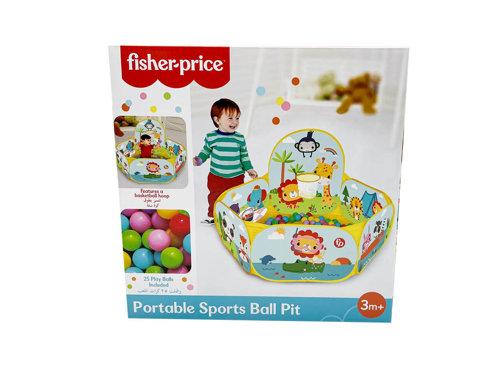 Fisher Price - Portable Sports Ball Pit With 25 Playballs
