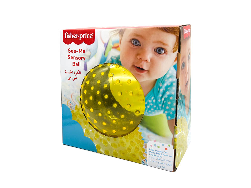 Fisher Price - See-Me Sensory Ball Yellow 17cm