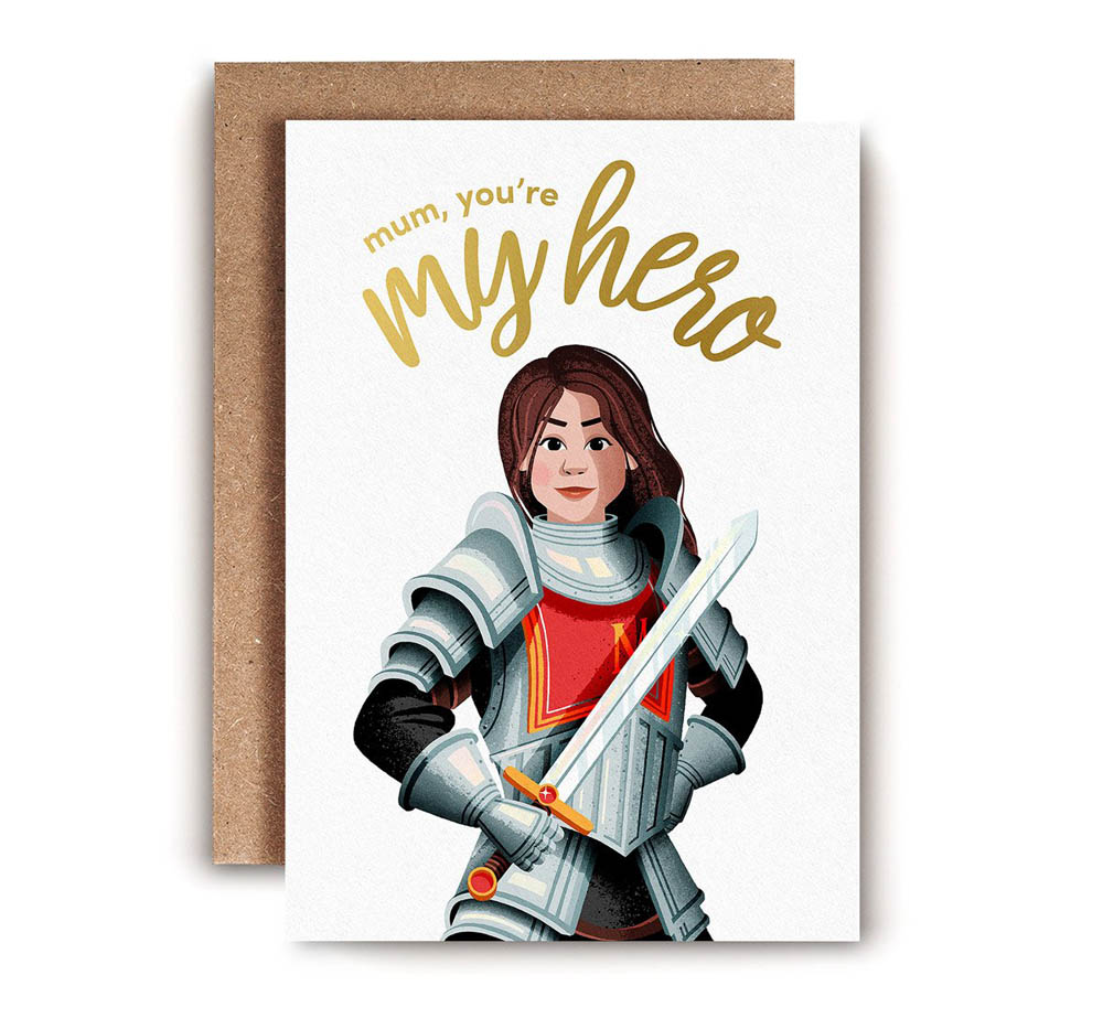 Folio Cards - Mum Hero Card