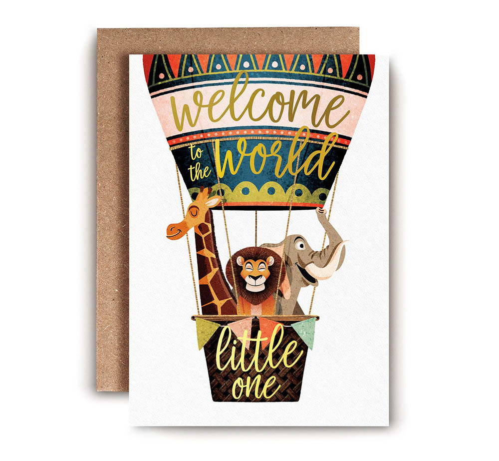 Folio Cards - Welcome To The World Card