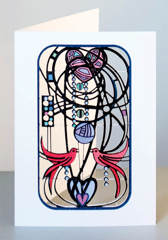 Forever Cards - Birds+Hearts Card