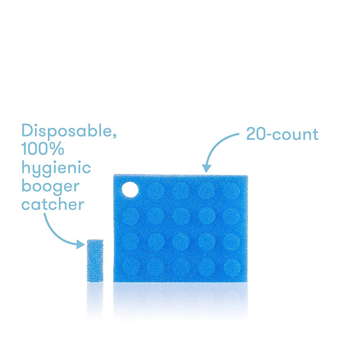 Nasal sales aspirator filters