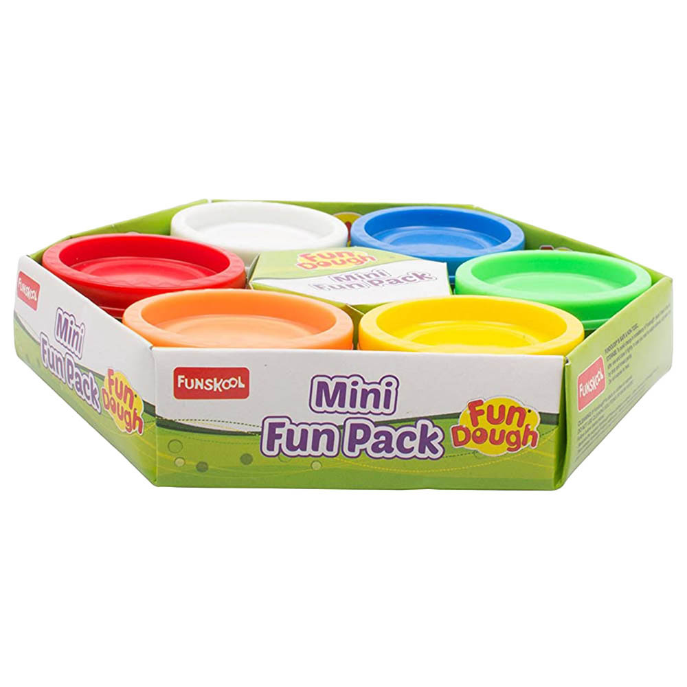 Funskool - Mini Fun Dough - 6Pcs