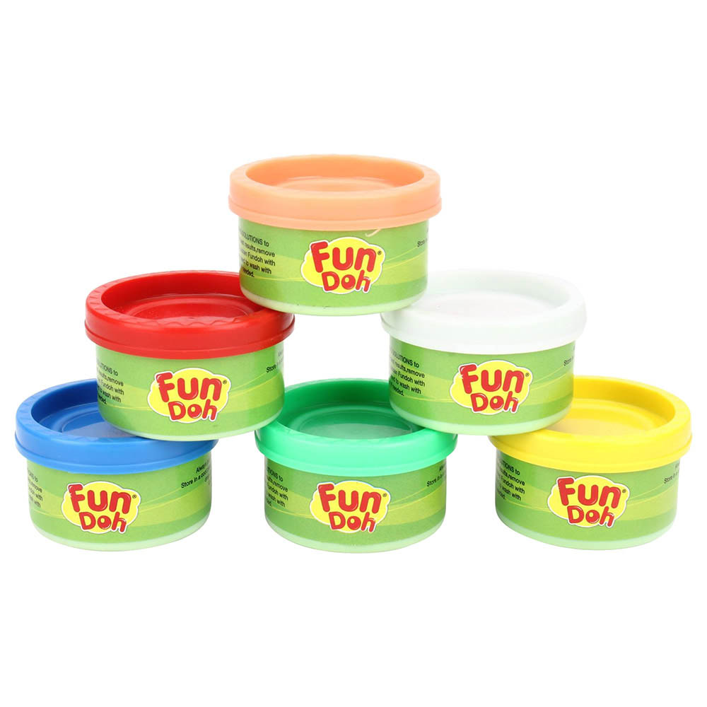 Funskool - Mini Fun Dough - 6Pcs