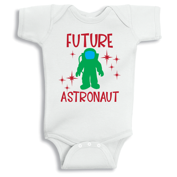 Twinkle Hands Future Astronaut Baby Onesie, Bodysuit, Romper