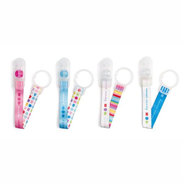 Suavinex - Soother Clip With Ribbon 1Pc