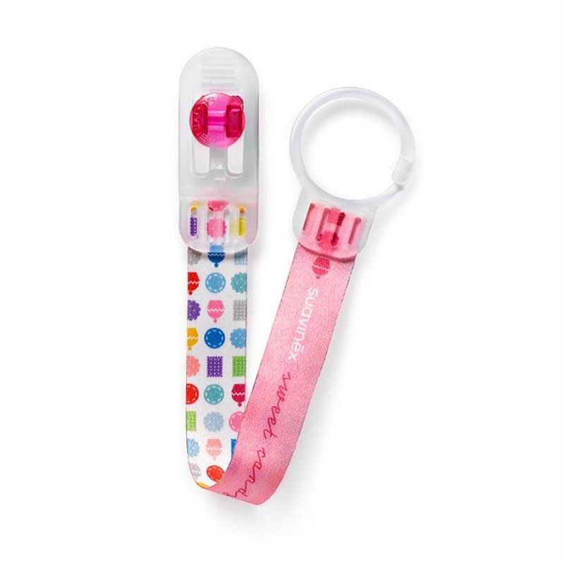 Suavinex - Soother Clip With Ribbon 1Pc