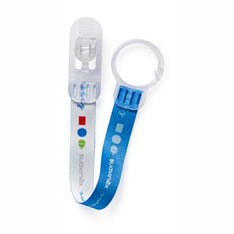 Suavinex - Soother Clip With Ribbon 1Pc