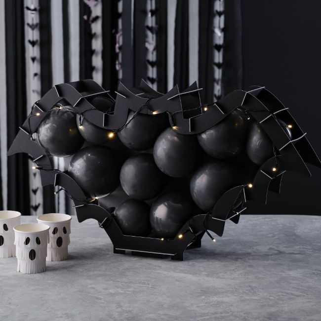 Ginger Ray - Black Bat Balloon Mosaic Frame