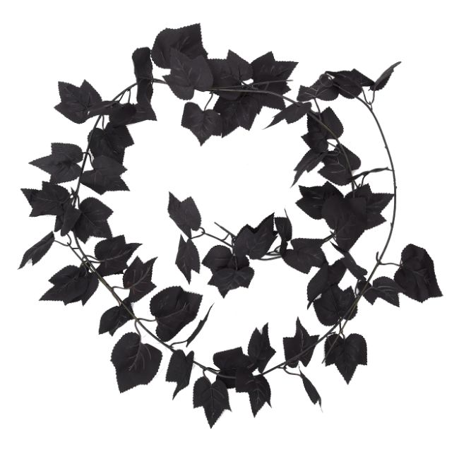 Ginger Ray - Black Maple Leaf Foliage Garland