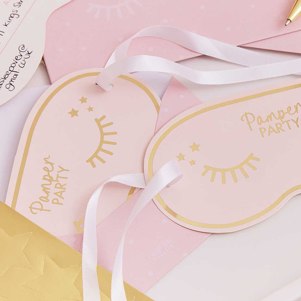 Ginger Ray - Eye Mask Shaped Invitation