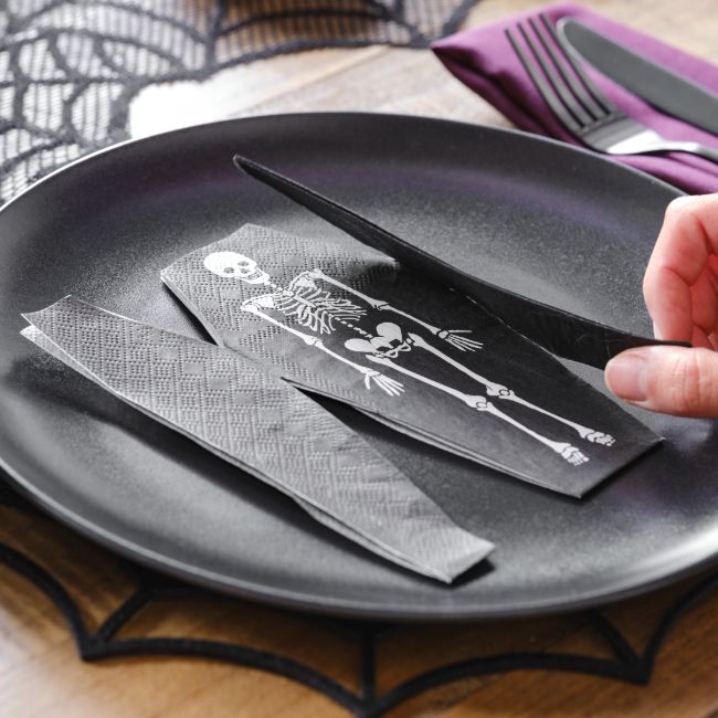Ginger Ray - Fold Out Skeleton Coffin Napkin