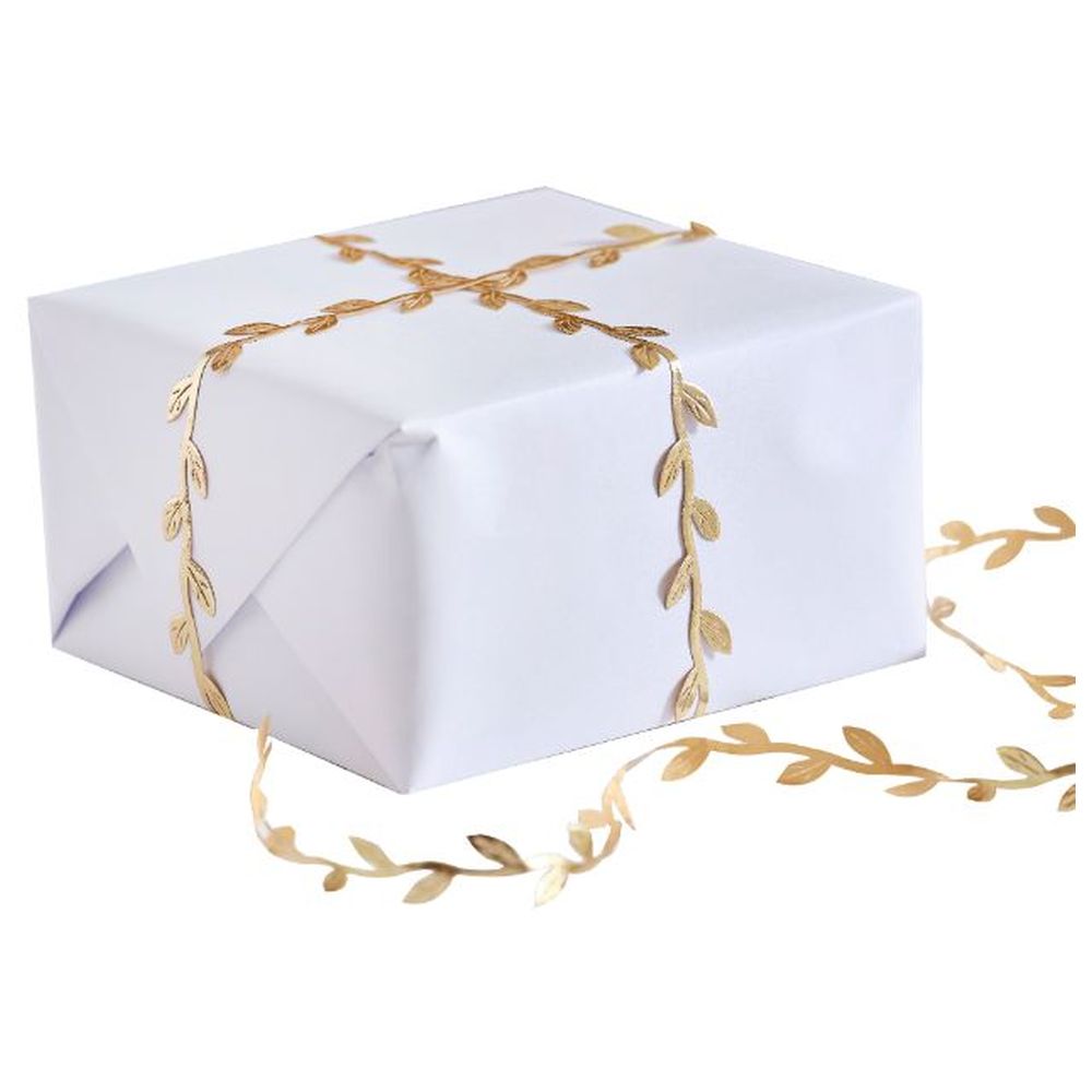 Ginger Ray - Gold Leaf Shaped Ribbon