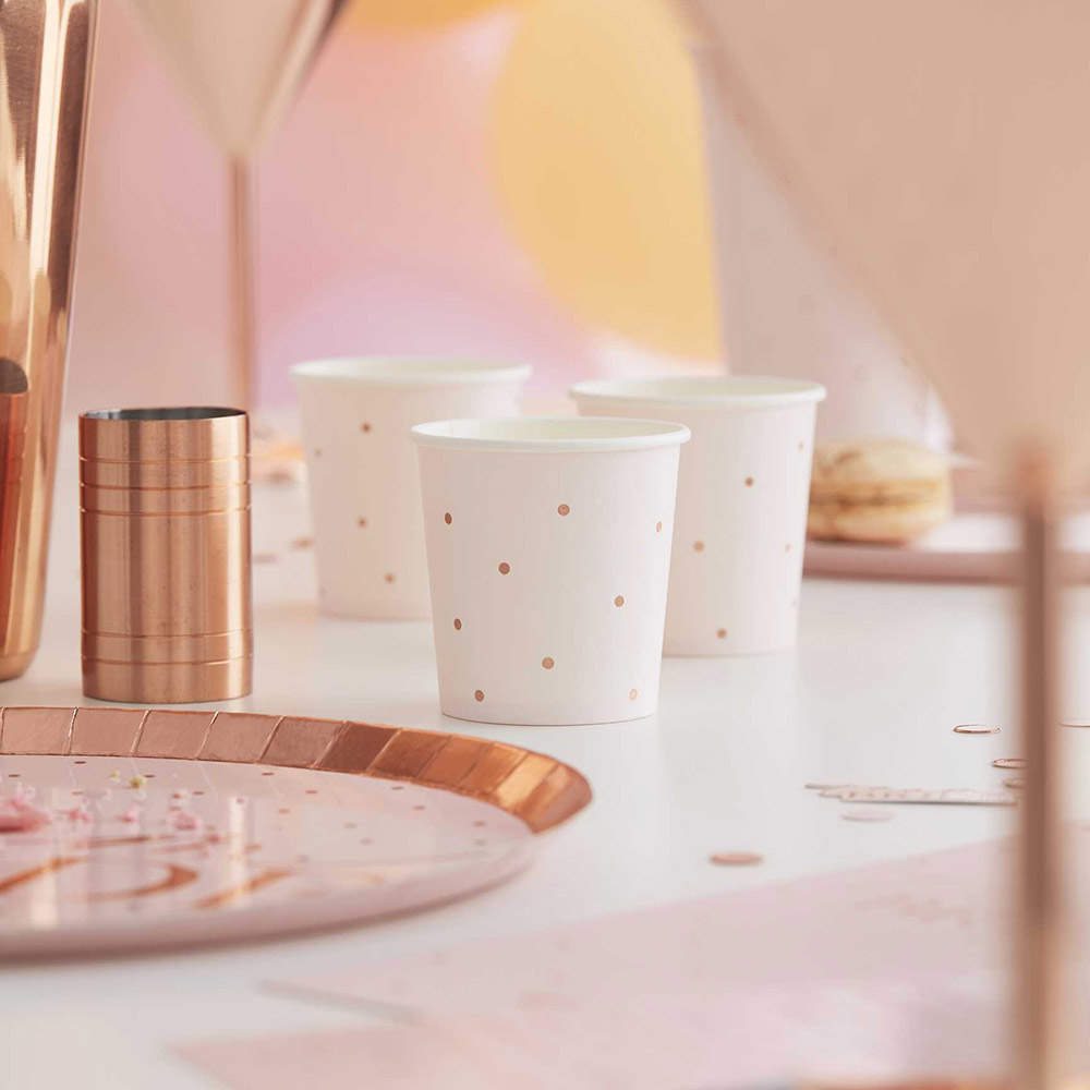Ginger Ray - Pink and Rose Gold Shot Glasses