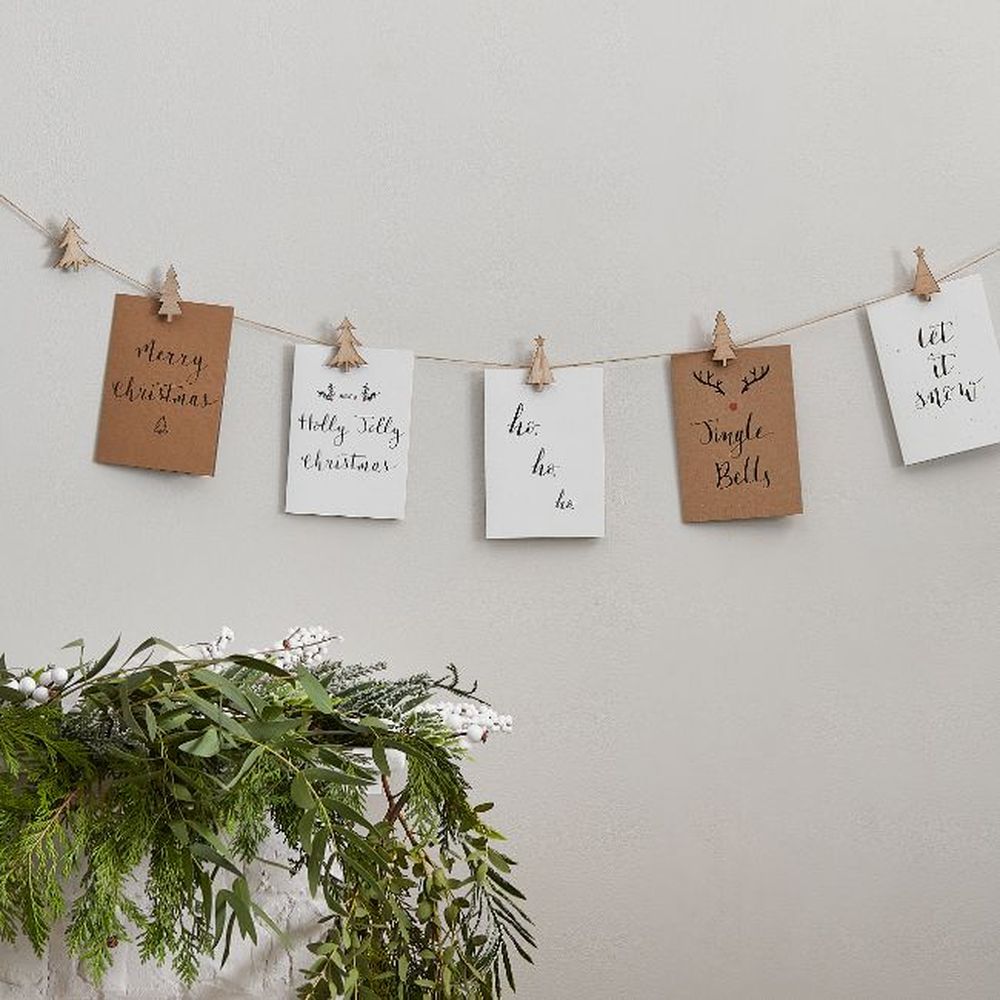 Ginger Ray - Wooden Tree Pegs with Twine