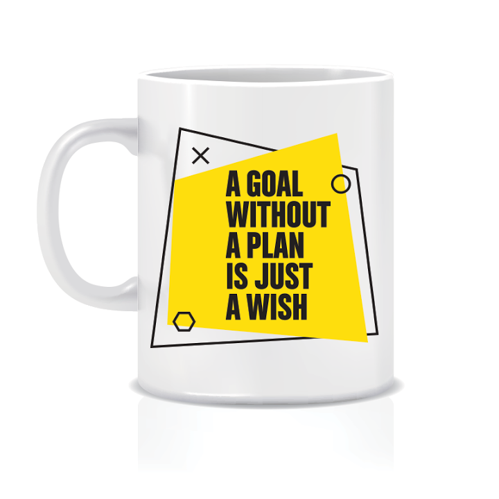 Twinkle Hands - A Goal Without a Plan is Just a Wish - Mug