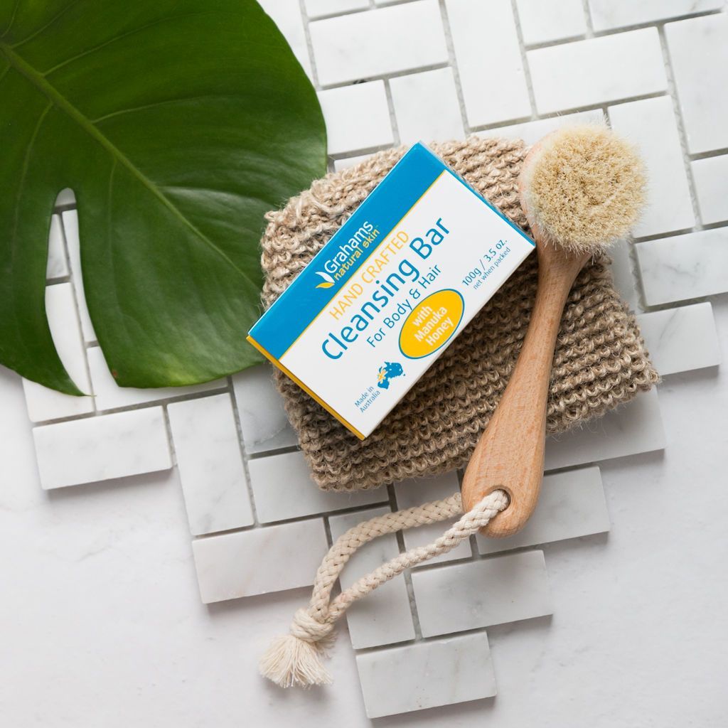 Grahams Natural -Body & Hair Cleansing Bar 100 grams