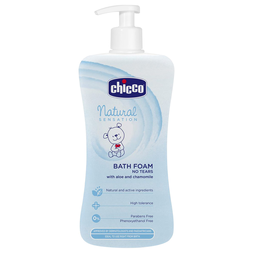 Chicco - Natural Sensation No Tears Bath Foam 500ml