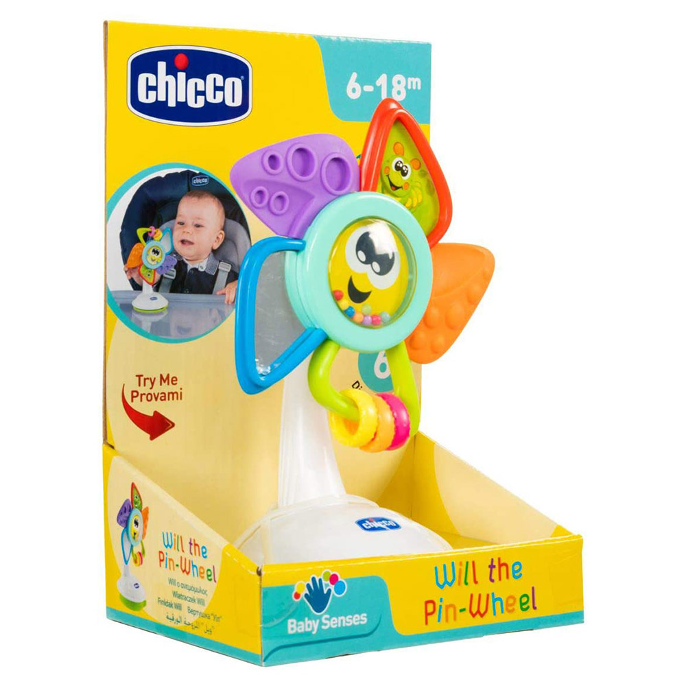 Chicco - Baby Senses Will the Pin-Wheel Highchair Toy 6m-18m