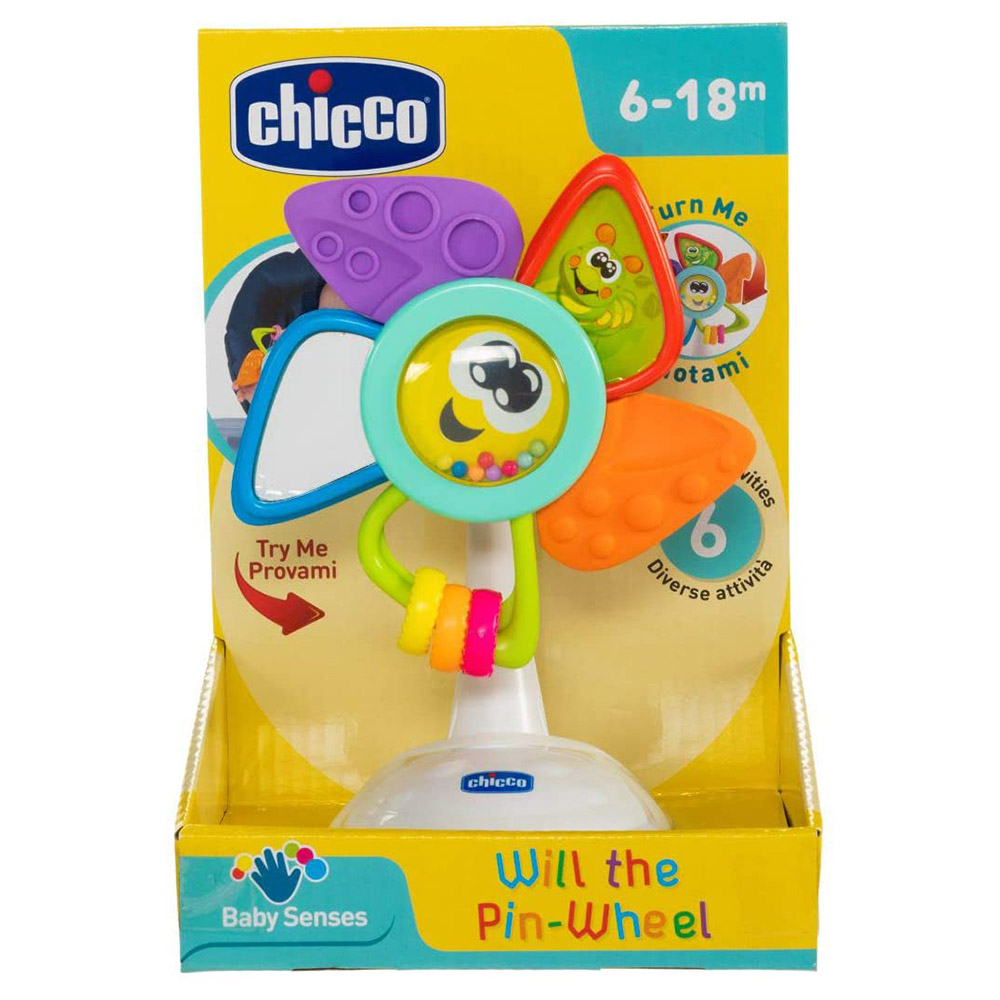 Chicco - Baby Senses Will the Pin-Wheel Highchair Toy 6m-18m