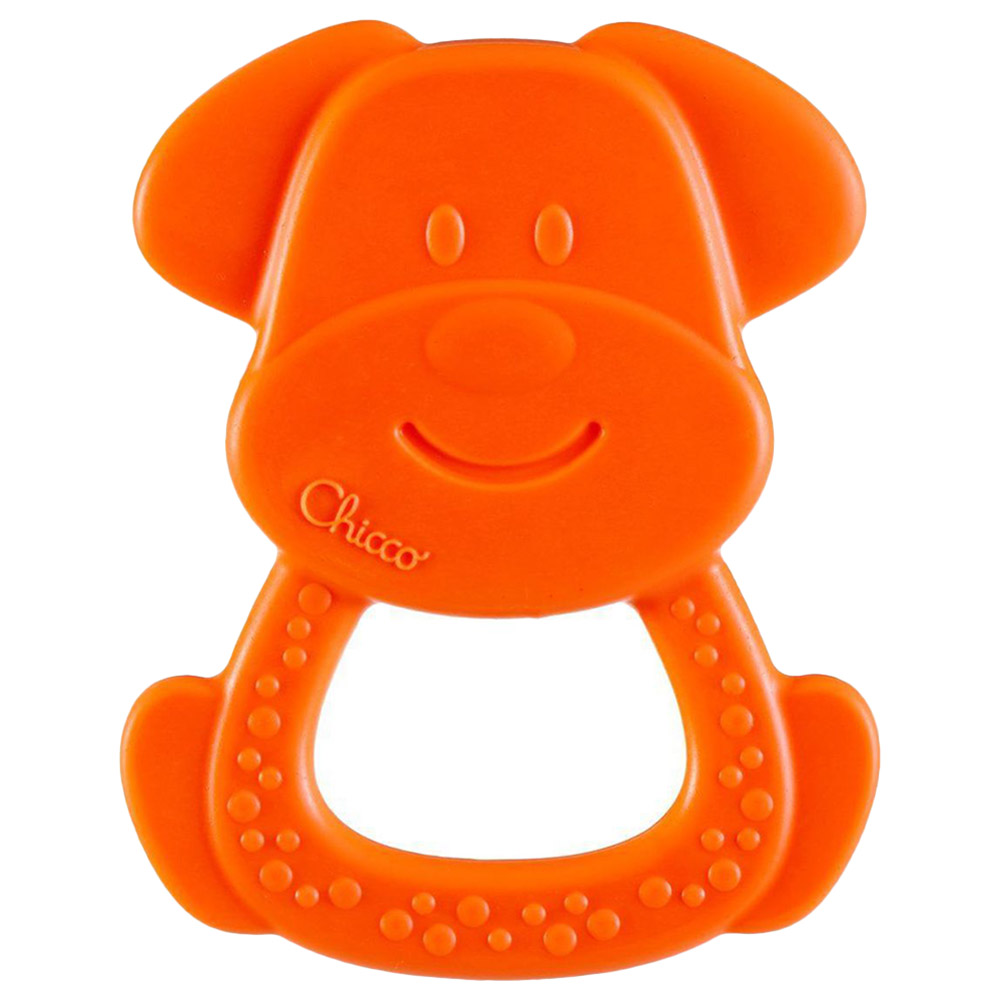 Chicco - ECO+ Charlie The Dog Teether Baby Rattle 3m-18m