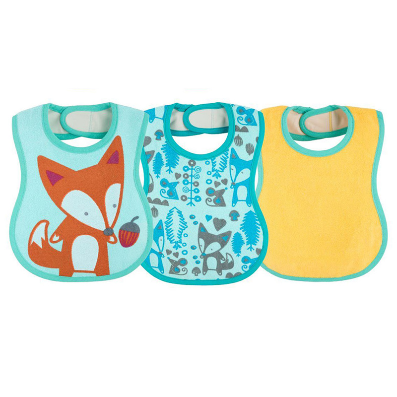 Chicco - Weaning Bib Set 6m+ Assorted Neutral - 3 Pieces