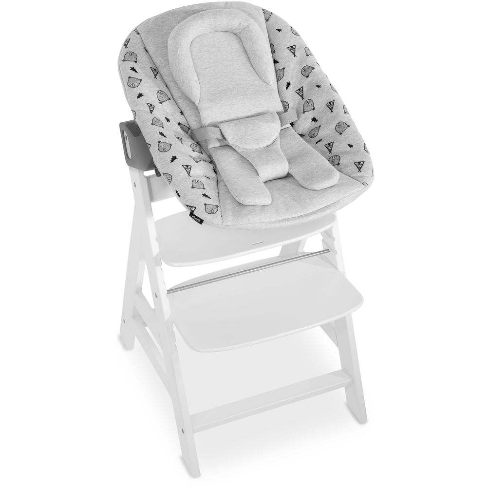 Hauck - Alpha+ 2-Piece Newborn Set - White & Nordic Grey