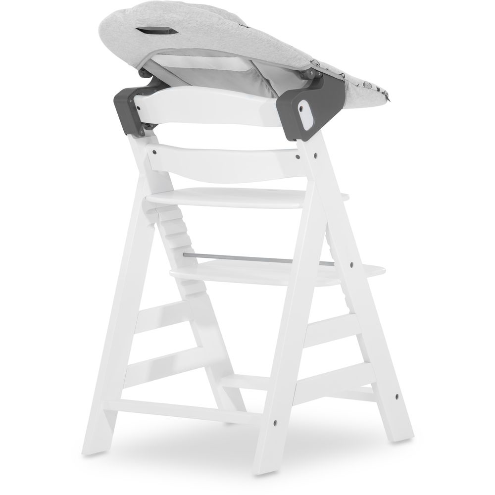 Hauck - Alpha+ 2-Piece Newborn Set - White & Nordic Grey