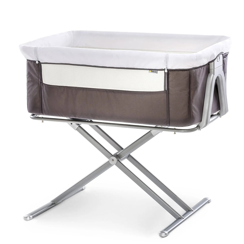 Hauck Face To Me Baby Bassinet Grey Babystore.ae