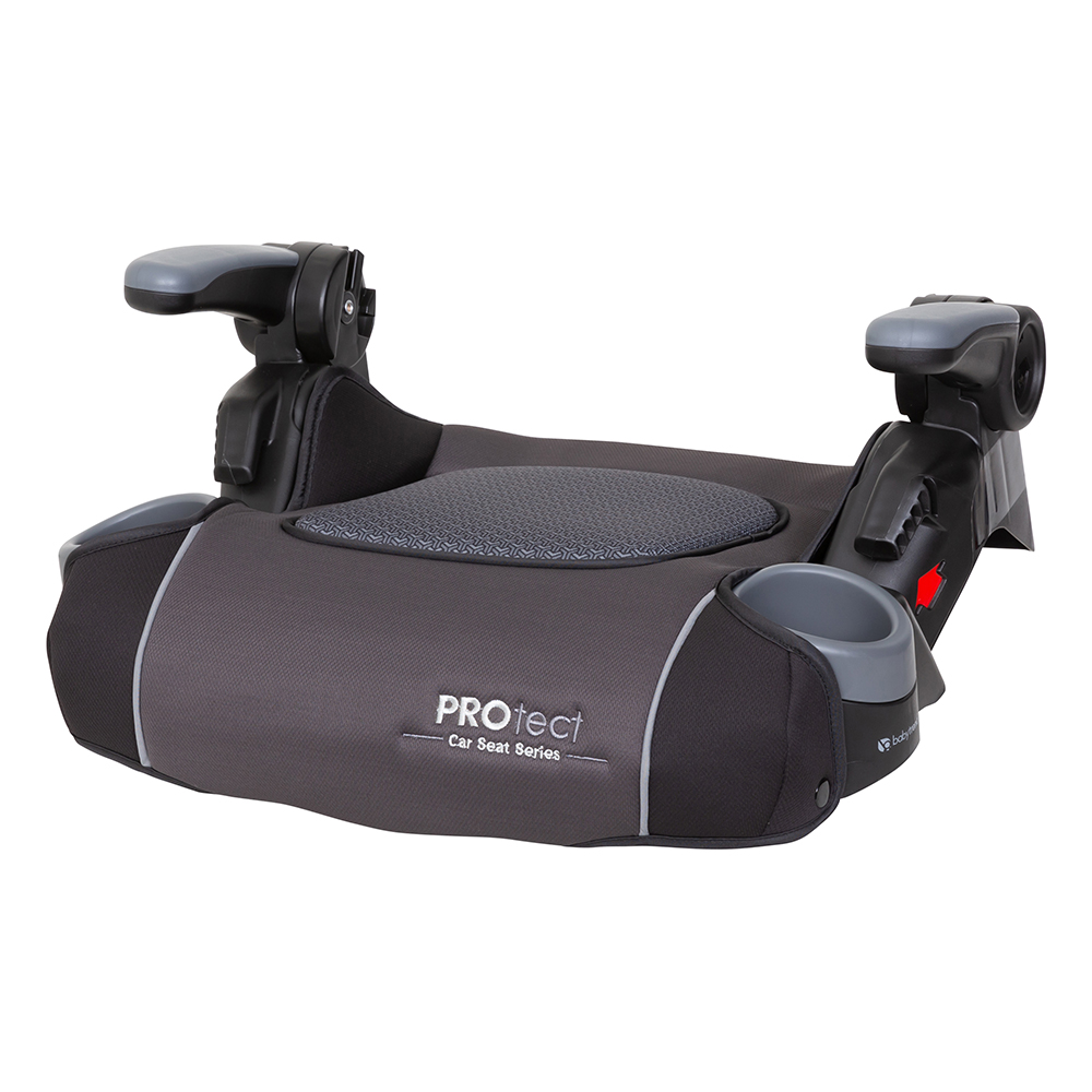 Babytrend 2-in-1 Protect Booster Seat – Grey Tech, 9M+, High-Back to No-Back, Side Impact Protection, Compact Fold