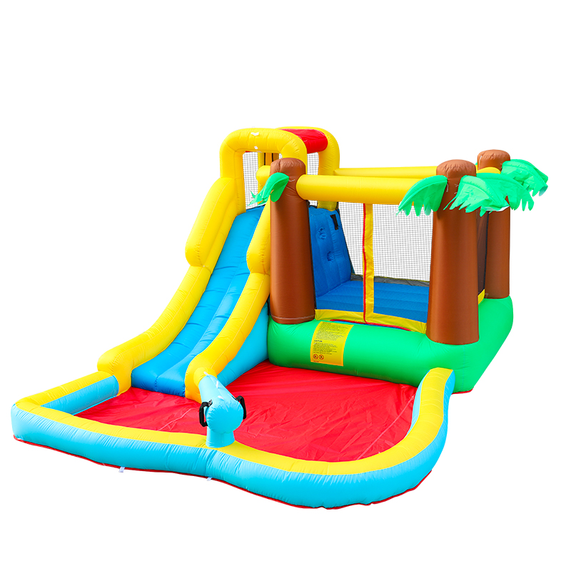 Myts - Summer Fun Pampys Bouncer With Tree Castle And Slide